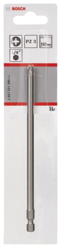 Bosch - Extra Hard Serisi Vidalama Ucu PZ 3*152 mm 1'li