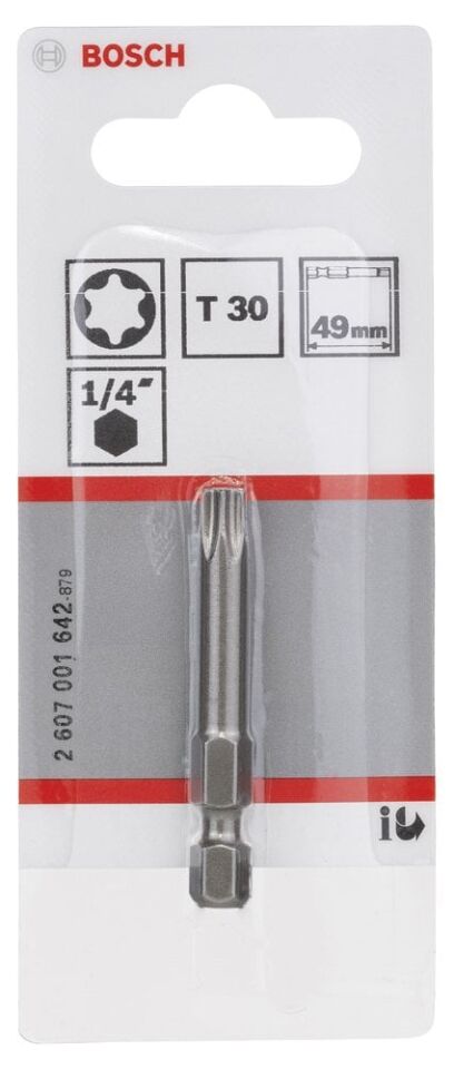 Bosch - Extra Hard Serisi Vidalama Ucu T30*49 mm 1'li