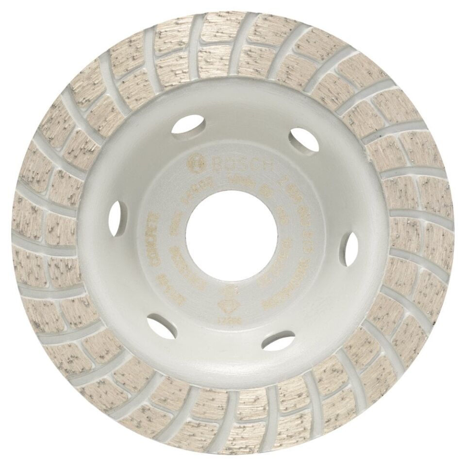 Bosch - Standard Seri Beton İçin Elmas Çanak Disk Turbo 105 mm