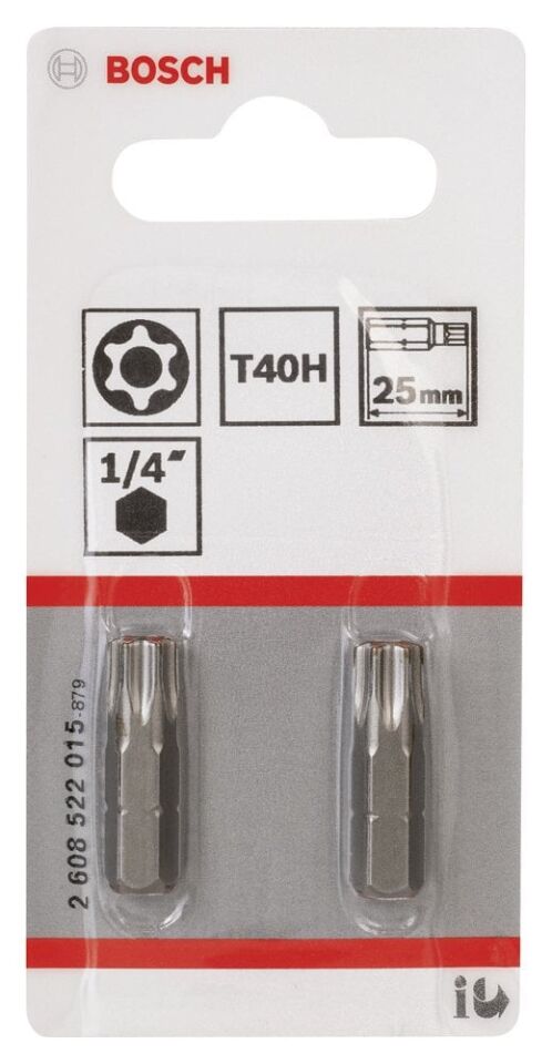 Bosch - Extra Hard Serisi Security-Torx® Vidalama Ucu T40H*25 mm 2li