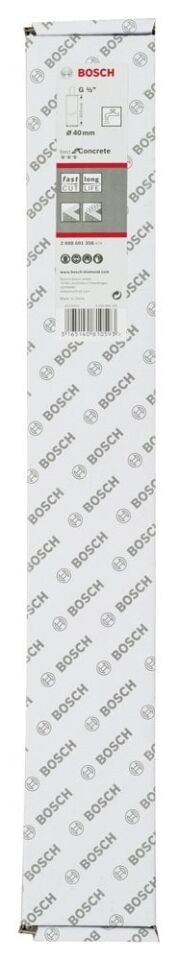Bosch - Best Serisi Beton İçin 1/2'' Girişli Elmas Sulu Karot Ucu 40 mm