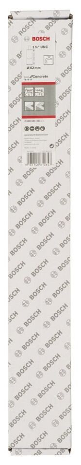 Bosch - Best Serisi Beton İçin 1 1/4'' UNC Girişli Elmas Sulu Karot Ucu 62 mm
