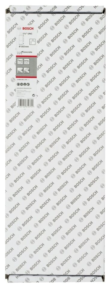 Bosch - Best Serisi Beton İçin 1 1/4'' UNC Girişli Elmas Sulu Karot Ucu 182 mm