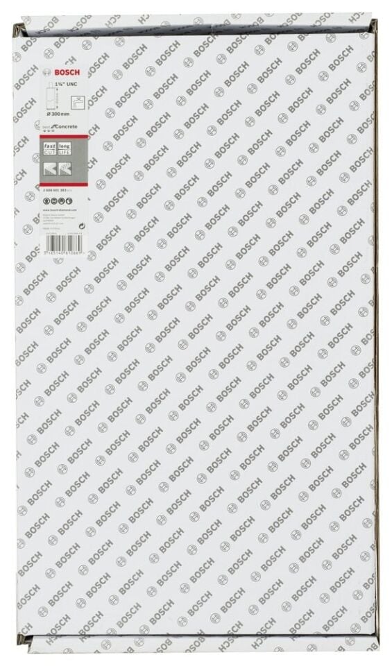 Bosch - Best Serisi Beton İçin 1 1/4'' UNC Girişli Elmas Sulu Karot Ucu 300 mm