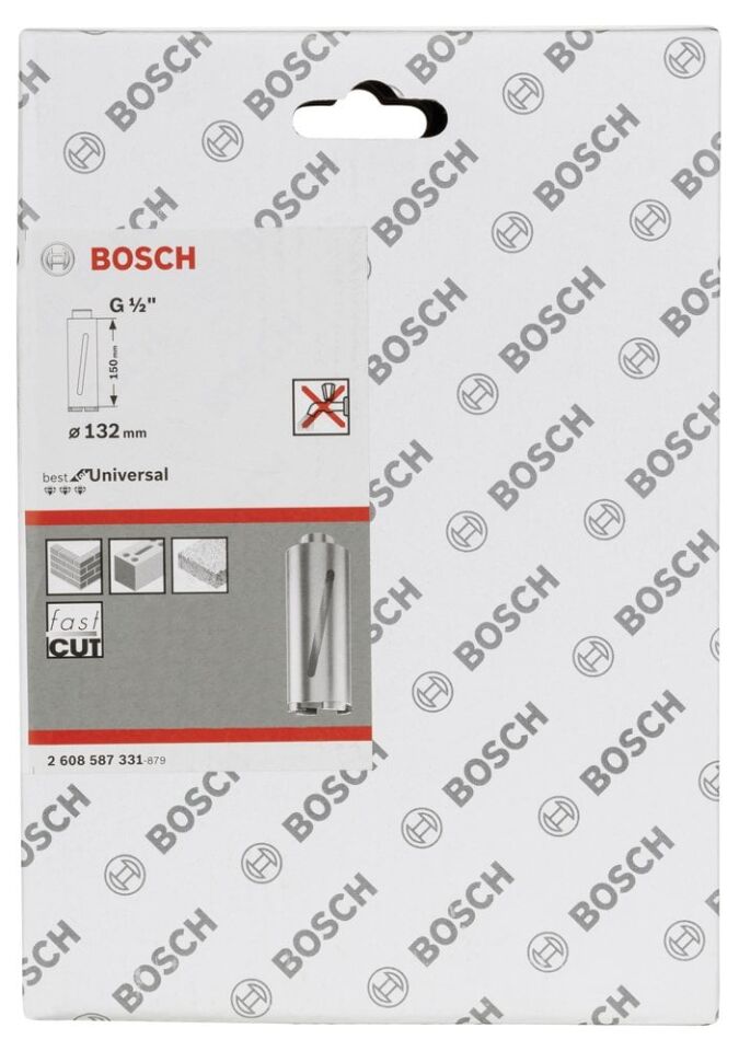 Bosch - Best Serisi G 1/2'' Girişli Kuru Karot Ucu 132*150 mm