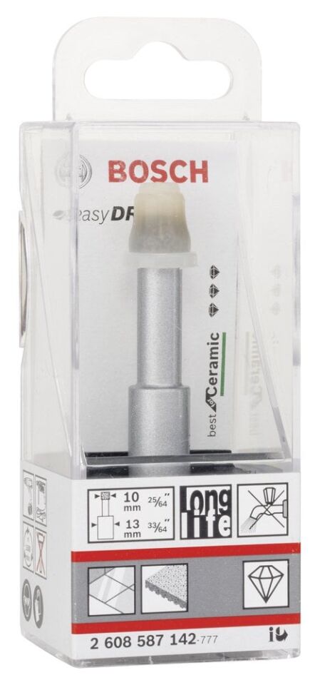 Bosch - Best Serisi, Matkap İçin Seramik Kuru Elmas Delici 10*33 mm