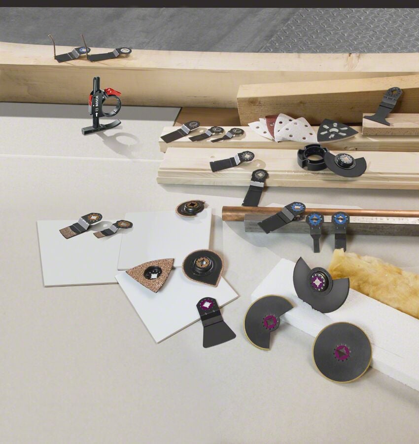 Bosch - Starlock Max - MATI 68 MT4 - Carbide RIFF Zımpara Uçlu Segman Testere Bıçağı 40 Kum Kalınlığı 1'li