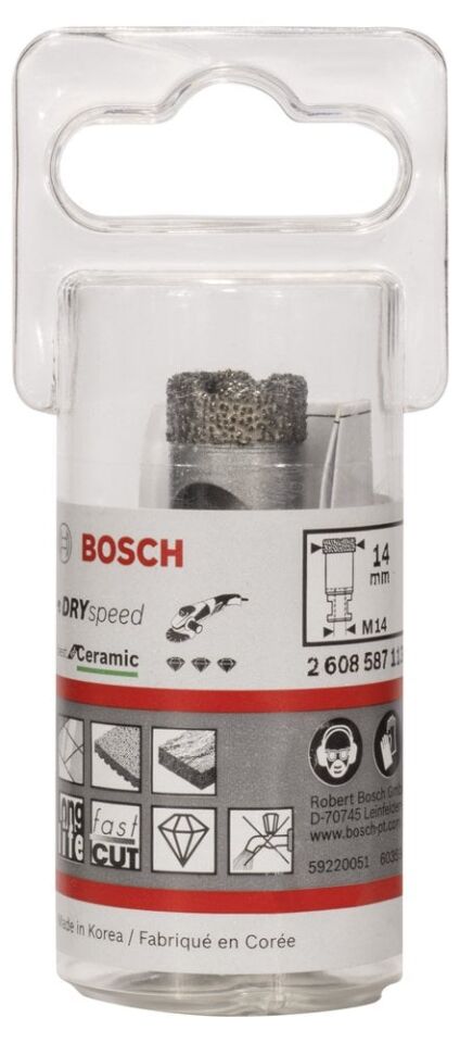 Bosch - Best Serisi, Taşlama İçin Seramik Kuru Elmas Delici 14*30 mm