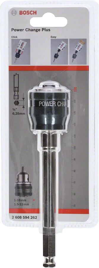 Bosch - Power Change Plus Uzatma Adaptörü 150 mm ve Ø 11 mm Şaft Girişli