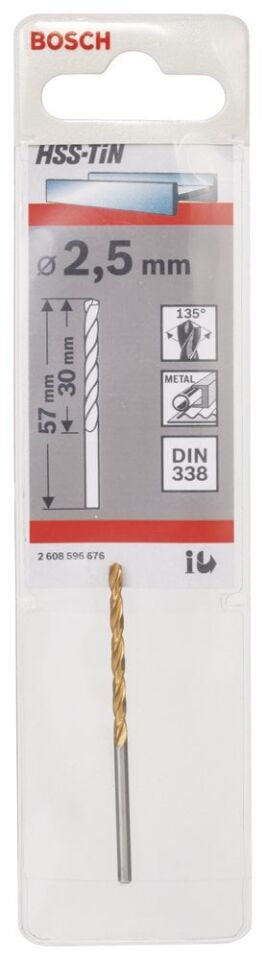 Bosch - HSS-TiN Metal Matkap Ucu 2,5*57 mm