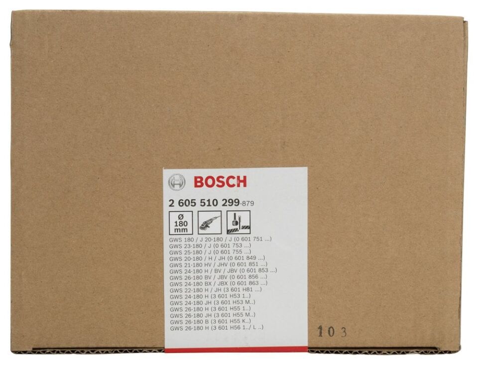 Bosch - Kapaklı Koruma Siperliği 180 mm