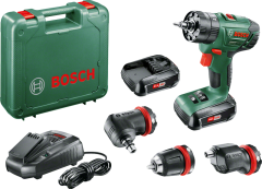Bosch AdvancedImpact 18 Çift Akülü Darbeli Delme Vidalama Makinesi (2 x 1,5 Ah) + 3 Adaptör