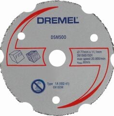 Dremel DSM20 Çok Amaçlı Karpit Kesme Diski (DSM500)