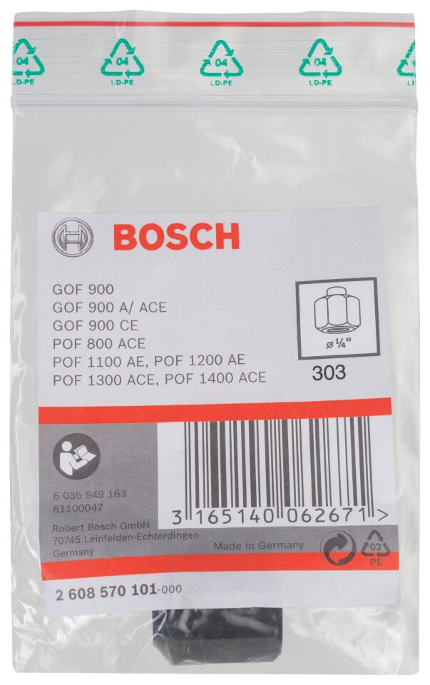 Bosch - 1/4'' cap 19 mm Anahtar Genisligi Penset