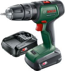 Bosch UniversalImpact 18 Çift Akülü Darbeli Delme Vidalama Makinesi (2 x 1,5Ah)