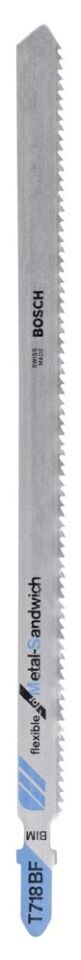 Bosch - Kırılmaya Karşı Dayanıklı Seri Metal-Sandviç İçin T 718 BF Dekupaj Testere - 3'Lü Paket