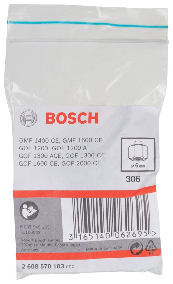 Bosch - 6 mm cap 24 mm Anahtar Genisligi Penset