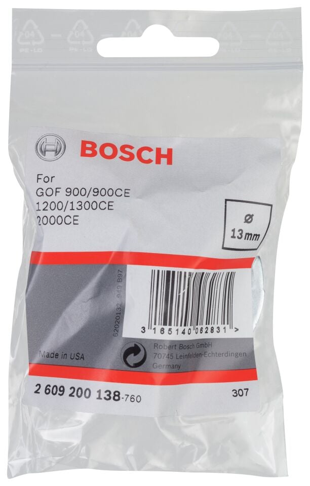 Bosch - Freze Kopyalama Sablonu 13 mm