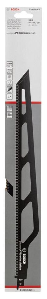 Bosch - Precision for Serisi Elyaflı Yalıtım Malzemeleri için Panter Testere Bıçağı S 2013 AWP