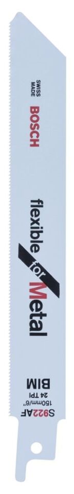 Bosch - Flexible Serisi Metal için Panter Testere Bıçağı S 922 AF - 2'li