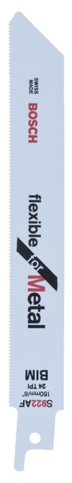 Bosch - Flexible Serisi Metal için Panter Testere Bıçağı S 922 AF - 5'li