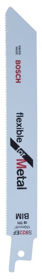 Bosch - Flexible Serisi Metal için Panter Testere Bıçağı S 922 EF - 25'li