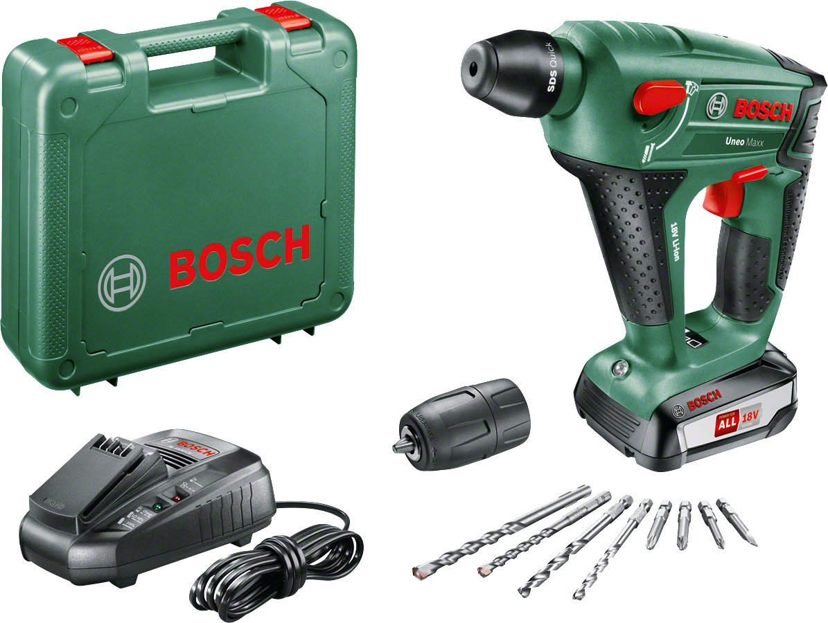 Bosch UNEO MAXX 18 V Tek Akülü Kırıcı Delici (1 x 2,5 Ah)