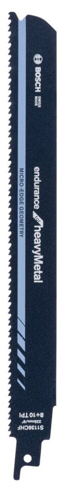 Bosch - Endurance Serisi Ağır Metal için Panter Testere Bıçağı S 1136 CHF - 25'li