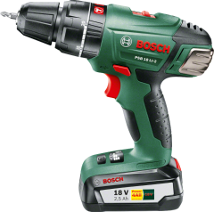 Bosch PSB 18 LI-2 Tek Akü 2,5 Ah Akülü Darbeli Delme/Vidalama Makinesi