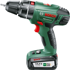 Bosch PSB 14,4 LI-2 Çift Akü 2,5 Ah Akülü Darbeli Vidalama/Delme Makinesi