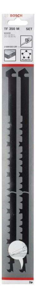 Bosch - 2 Parçalı Tandem Testere Uyumlu HCS Ahşap için Testere Bıçağı Seti TF 350 M