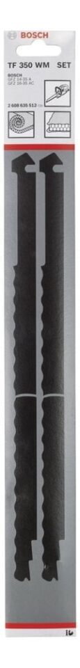 Bosch - 2 Parçalı Tandem Testere Uyumlu İzolasyon Malzemeleri için Testere Bıçağı Seti TF 350 WM