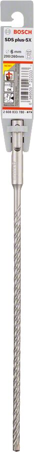 Bosch - SDS-Plus-5X Serisi Kırıcı Delici Matkap Ucu 6*260 mm