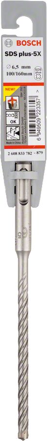 Bosch - SDS-Plus-5X Serisi Kırıcı Delici Matkap Ucu 6,5*160 mm
