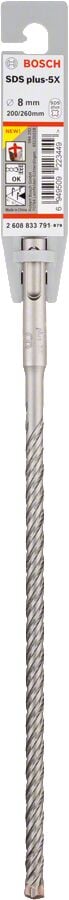 Bosch - SDS-Plus-5X Serisi Kırıcı Delici Matkap Ucu 8*260 mm