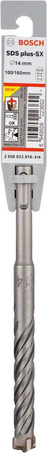 Bosch - SDS-Plus-5X Serisi Kırıcı Delici Matkap Ucu 14*160 mm