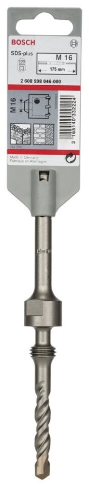 Bosch - SDS-Plus Giriş Şaftı M16 Buat Ucu Adaptörü 175 mm