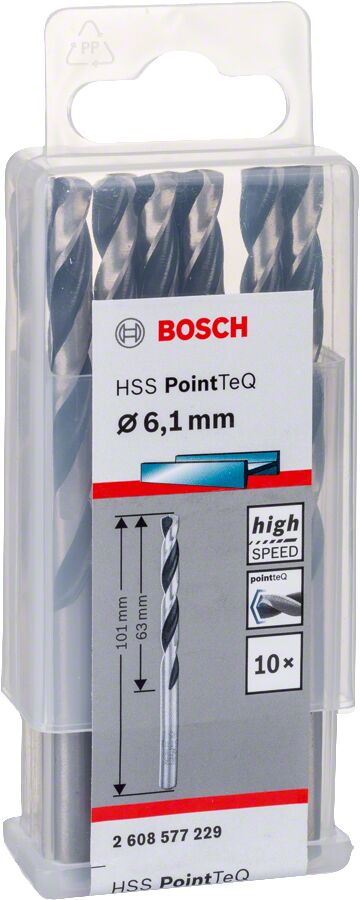 Bosch - HSS-PointeQ Metal Matkap Ucu 6,1 mm 10'lu