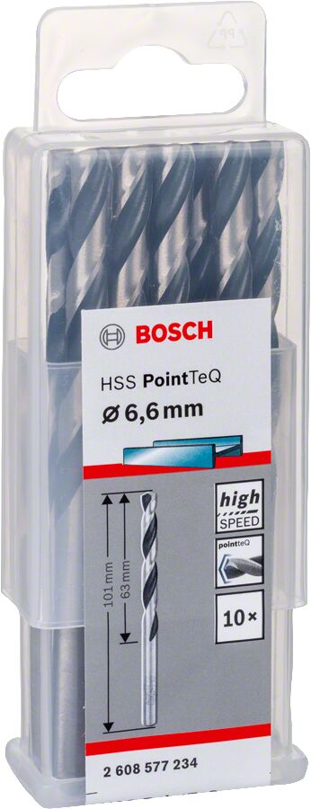 Bosch - HSS-PointeQ Metal Matkap Ucu 6,6 mm 10'lu