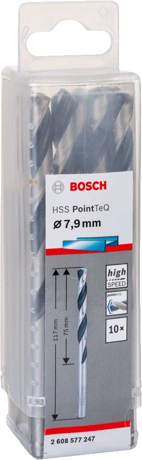 Bosch - HSS-PointeQ Metal Matkap Ucu 7,9 mm 10'lu