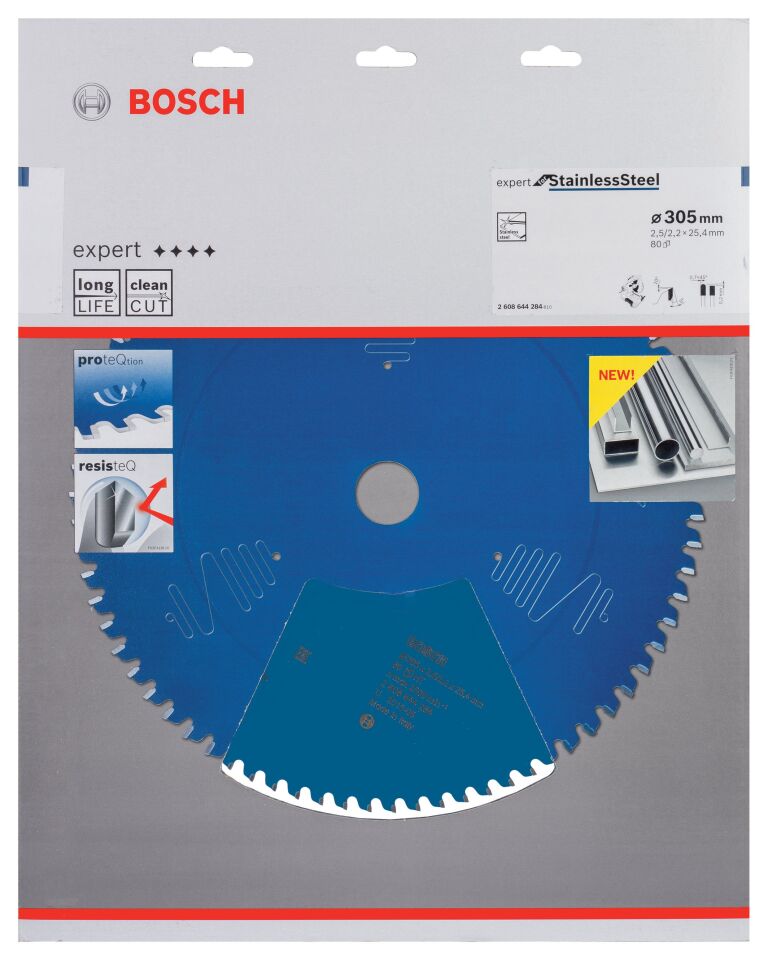 Bosch - Expert Serisi Paslanmaz Çelik için Daire Testere Bıçağı 305*25,4 mm 80 Diş