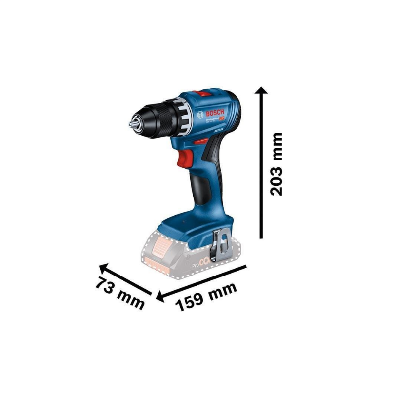 Bosch Professional GSR 18V-45 + GWS 18V-8 + GBH 18V-22 3x18V 4.0Ah Akülü Kombo Set - 0 615 A50 07L