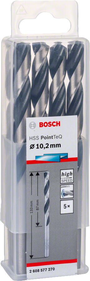 Bosch - HSS-PointeQ Metal Matkap Ucu 10,2 mm 5'li