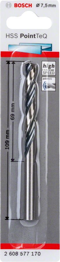 Bosch - HSS-PointeQ Metal Matkap Ucu 7,5 mm