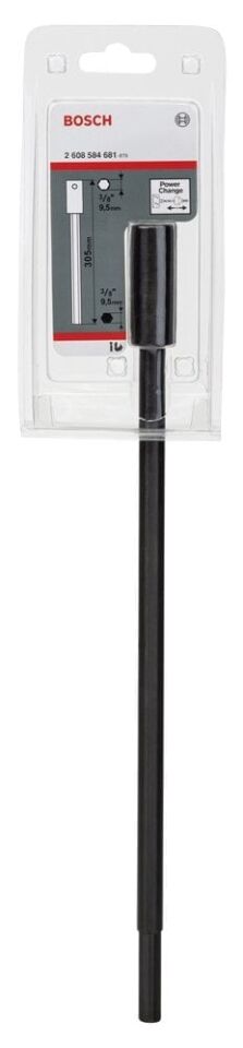 Bosch - Power Change Uzatma Adaptörü 305 mm ve 9,5 mm Şaft Girişli