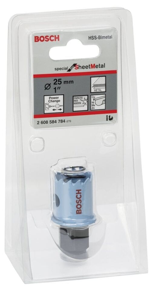 Bosch - Special Serisi Metal Ve Inox Malzemeler için Delik Açma Testeresi (Panç) 25 mm