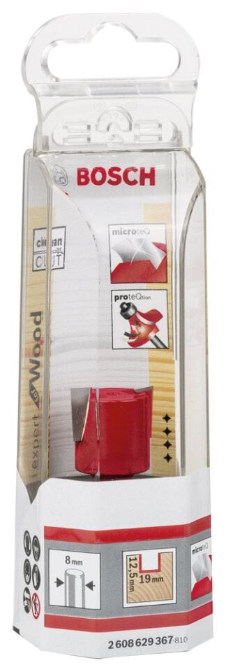 Bosch - Expert Serisi Ahşap İçin Çift Oluklu, Sert Metal Menteşeli Açma Freze Ucu 8*19*51 mm