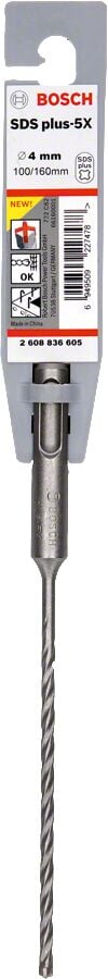 Bosch - SDS-Plus-5X Serisi Kırıcı Delici Matkap Ucu 4*160 mm