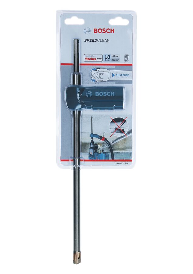 Bosch - SDS-Plus-9 Speed Clean Serisi Toz Atma Kanallı Kırıcı Delici Matkap Ucu 18*280 mm