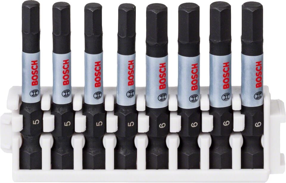 Bosch - Impact Control Serisi Vidalama Ucu 8'li H5x4/H6x4 *50mm